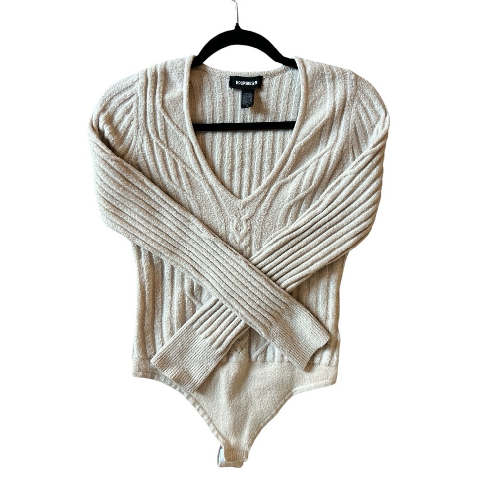 Express Cream Sweater for Women